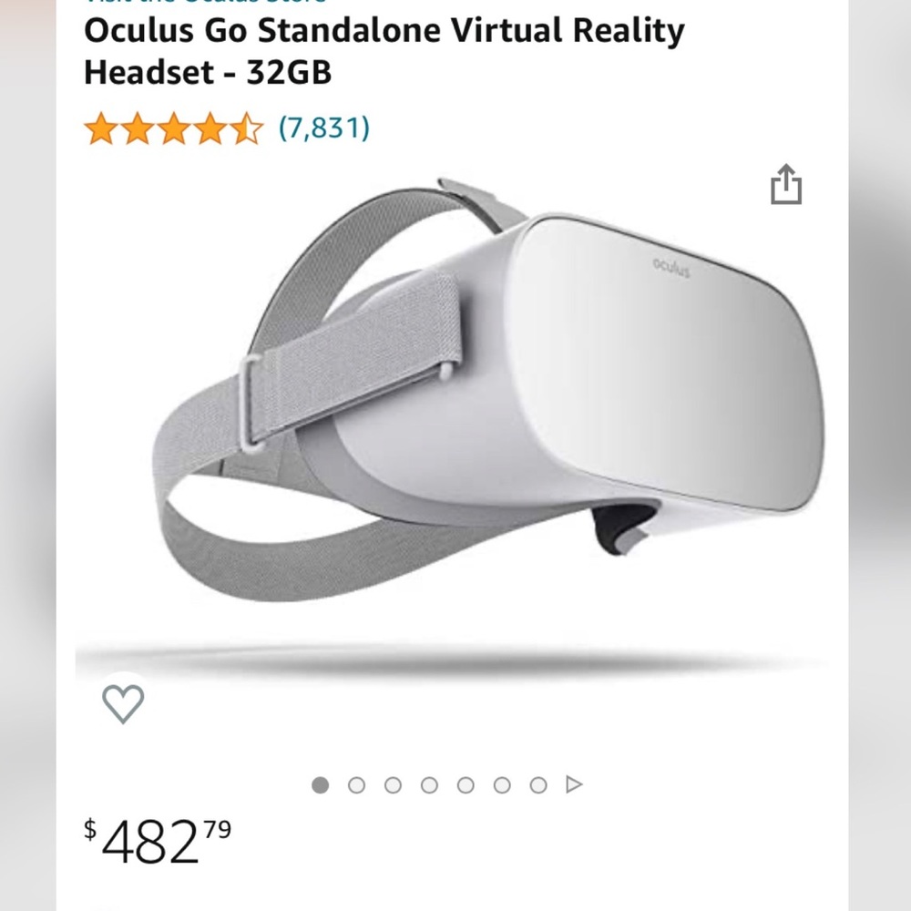 Oculus Go Standalone Virtual Reality Headset - 32GB